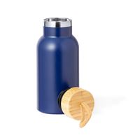 BORRACCIA TERMICA CON TAPPO IN BAMBOO 350ml